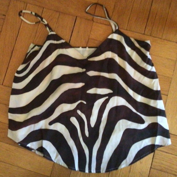 Mara Hoffman Zebra Tencel top - Picture 1 of 5